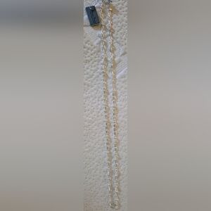 NWT Mia Fiore 30" Sterling Silver Station Necklace- Made in Italy by Dyadema 925